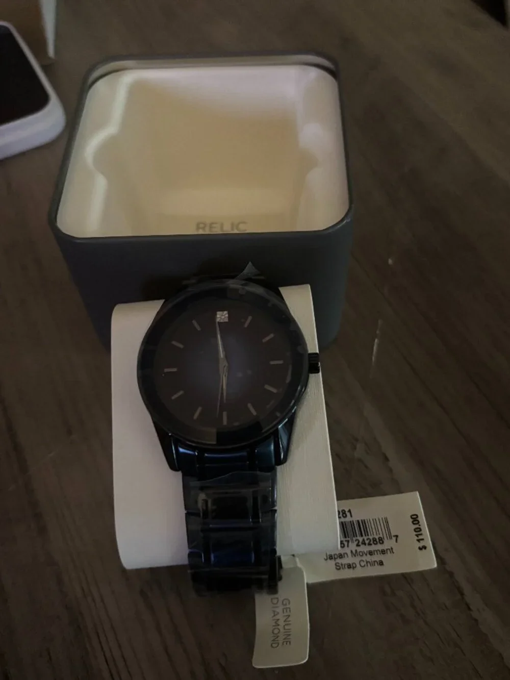 Relic by Fossil Men's Blue Rylan Quartz Watch Stainless Steel ZR77281